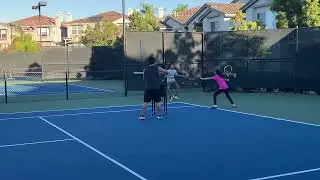 Forehand on the move