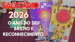 SAGITÁRIO ♐️ 2026 TUDO CONTRIBUIRÁ A SEU FAVOR ✨️🍀 VIVERÁ COISAS INCRÍVEIS ✨️💫