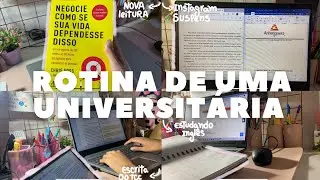 Rotina de uma universit&aacute;ria | Escrita do TCC, Instagram suspenso, nova leitura 📚
