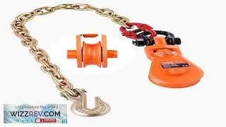 VEVOR 2 Ton Snatch Block with G80 Chain Swivel Shackle 3