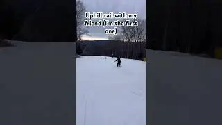 Switch off the uphill #skiing #music #rail