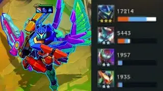Fiz um MECH DE 6 SINERGIAS usando a fruta PILOTO MECH - TFT