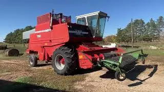 MF 750 combine selling by Online Auction April 23rd, 2024. Details at www.fraserauction.com