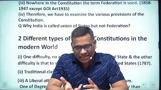 THE NATURE OF INDIAN FEDERAL SYSTEM