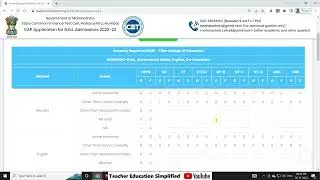 See Round 1 cut off - B.Ed. admission 22-23 (Hindi)
