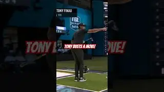 TGL: Tony Finau's Unforgettable Dance Moves in Debut! #golf #tgl #shorts