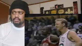 (2GOATS!) Michael Jeffrey Jordan Vs Larry Joe Bird 1980s Reaction Video