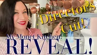 DIRECTOR'S CUT: Hand-Painted Tile REVEAL! Monet's Influence on My Kitchen | FRENCH FARMHOUSE DECOR