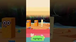 Small to big 4 numbers addition| numberblocks #mathforkids #learntocount #shorts#youtubeshorts