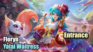 Floryn Yatai Waitress Skin Summer Entrance (4K) Mobile Legends #MLBBNEXTCREATOR