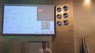 Alireza Khanshan presenting LLM-based end-user programming of simulations of ESM experiments #EICS24