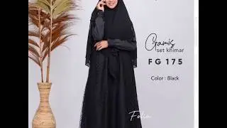 081225804410 | FOLIA FG 175 Gamis Set Khimar | Toko Farah April 2020