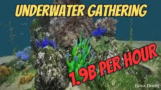 BDO | 3000 Mastery %1000 Life EXP Underwater Gathering  | 1.9B PROFIT