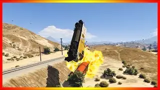 GTA 5 - Train Derailment Crash Compilation 12