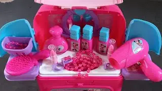 5 minutes Satisfying w/ Unboxing Minimouse Pink Makeup Set | Review Toys 