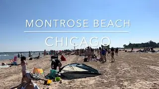 [4K] Downtown Chicago, IL US -  Montrose Beach
