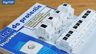 DigiTOP VP-32A DT | Releu de tensiune monofazat pentru protecția echipamentelor electrice