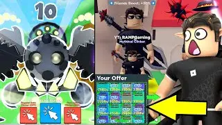 I TRADED TOP 10 LEADERBOARD PET POWER in Clicker Simulator (Roblox)