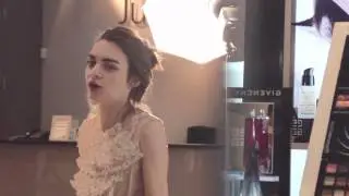 Magda Laguinge para  Givenchy en Patio Olmos