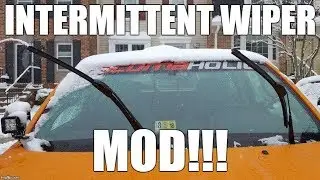 Toyota Tacoma Intermittent Wiper Mod Switch Install SUPER EASY!
