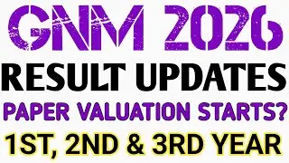 GNM RESULT DATE UPDATES 2O25 KARNATAKA I GNM ANNUAL EXAM RESULT UPDATES 2025