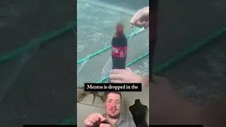 Mentos и Coca-Cola под водой!