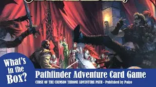 Pathfinder Adventure Card Game - Expansion - Curse of the Crimson Throne - Unboxing