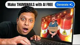 How to Make YouTube Thumbnails with AI FREE | Fast & No Skills Required!