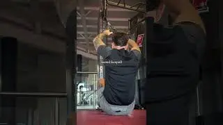 Back and bicep workout! #workout #gym #backandbicep #training #fatloss