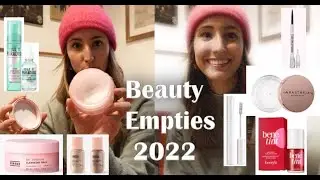 BEAUTY EMPTIES 2022: Skin Care, Make Up
