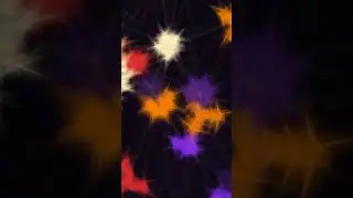 Meditative Particle Swarms Snowflake Morphing | Generative Art with Procedural Gong Audio