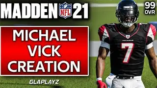 How to make / create QB Michael Vick Madden 21 Falcons PS4 | Xbox 1 | PC
