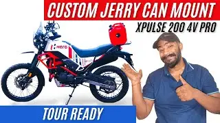 Xpulse 200 4v Pro Adventure Upgrade: Adding Fuel Range with a Custom SS Mount!