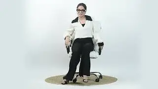 Goyalson Visitor Chair with Rotating Base and Comfortable Supportive Seating.