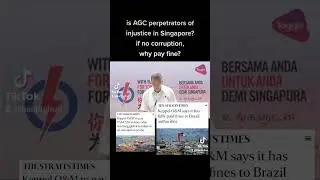Is AGC the perpetrators of injustice by not bringing the corrupted people in GLC Keppel to court?
