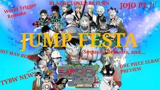 Jump Festa News Arriving! JoJo part 7! Trailer + Bleach and More Anime News TBA at JFesta 2026