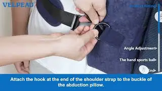 VP0310 Velpeau Shoulder Abduction Brace -Enhanced (30 degree ~45 degree) - Left hand