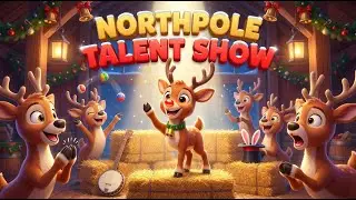 Northpole Talent Show 🎶🦌 | A Magical Christmas Story for Kids