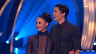 Miles Nazaire and Vanessa Bauer skating in Dancing On Ice (Semi Final) (Flying) (3/3/24)