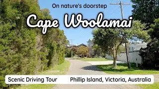 Driving around Cape Woolamai, Phillip island, Australia
