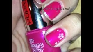 Nail art tutorial:Fiore Bicolor