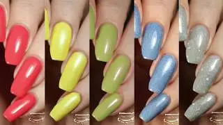 Swatches | Bob's Burger Collection by Nvr Enuff Polish