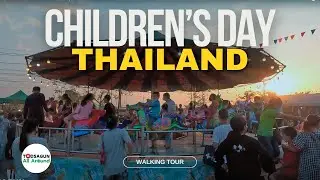 🇹🇭 Children's Day festival of Thailand 2023 - 4K 60fps