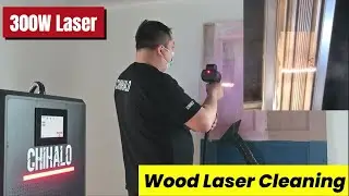I Built a 300W Laser Paint Stripper for Wood