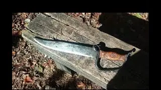 Making a civil war D guard knife start to finish