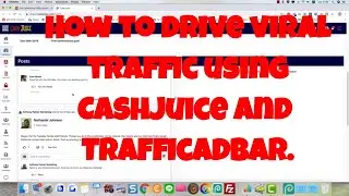 How to drive viral traffic using CashJuice and TrafficAdBar.