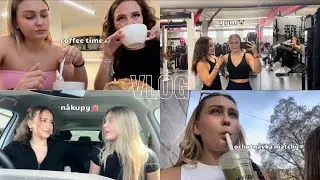 TÝDENNÍ VLOG - nákupy, ochutnávka matchy, gym, haul