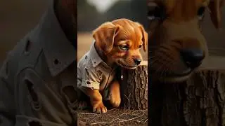 The Poor Puppy Saved a Tomato Plant With His Own Water 😭🍅 #ai #tree #emotional #story