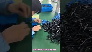 Fast connector assembly processing #ftth email:sale2@hzhuayao.comwhatsapp/wecha:+86 18958099698