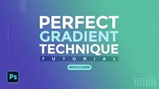 The Best Way to Use Gradients in Photoshop in 2 Minutes (Tips & Tricks) #tutorial #gradient